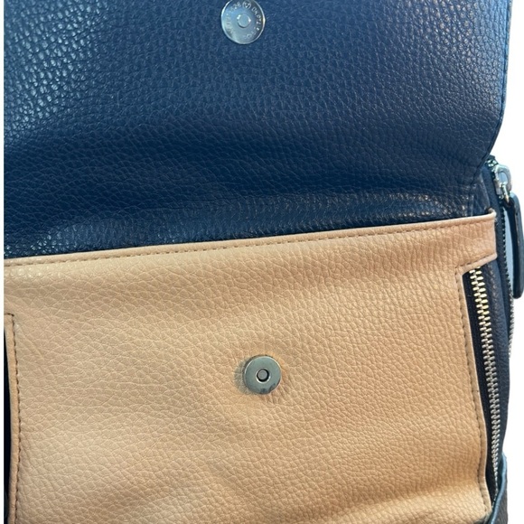 Jessica Simpson Vegan Crossbody Bag Blue/Cream Small - Picture 5 of 9